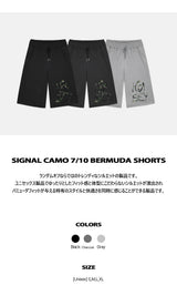 SIGNAL CAMO 7/10 BERMUDA SHORTS (3color)