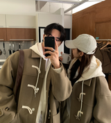  Liu Wool Overfit Duffel Coat