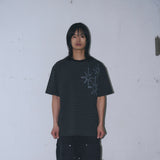 Untitled Starrynight Small Stripe Short Sleeve Black Charcoal