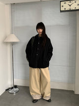 [unisex] カランヌカラーフードミリタリージャケット
