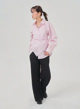 Gleam wide pants (black)