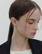 26SS★ Precise (W) Hoop Earrings S