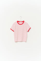 (W) Pesto Striped Top