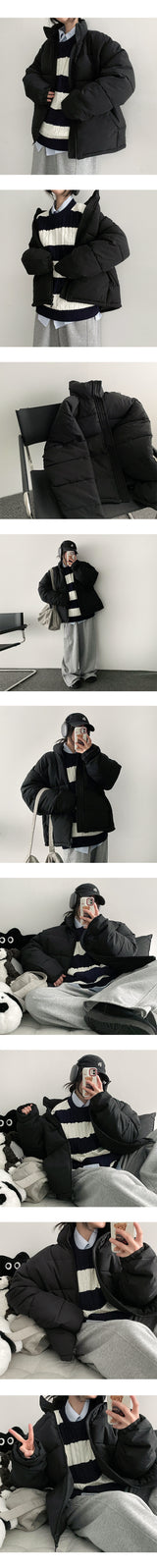 Nef Basic Daily Boxy Padded Jumper