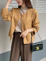 Cams Round Suede Jacket
