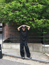 A-N ベーシックワイドデニムパンツ 2C