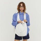 Rose knot bag_ivory