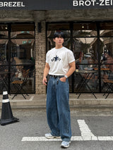 Ber balloon denim pants