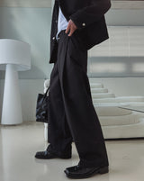 Rings Belted Wide Slacks