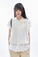 Vento dot hoodie vest