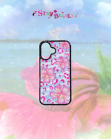 [MADE] ギャル BLUE FLOWER 'EPOXY' PHONECASE USED BY IVE REI 