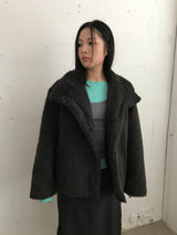 Le Hairi Half-Neck Quilted Coat (2 Colors)