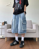 Indie Bermuda Cargo Denim Pants