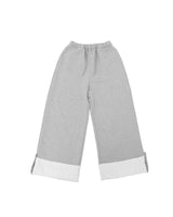 lace folding sweatpants / gray