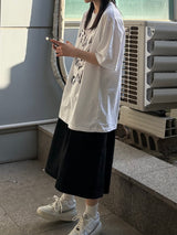 ワンポケット レタリング バミューダ パンツ