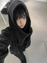 Sasin Vintage Pigment Hood Zip-Up