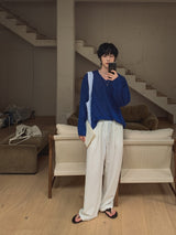 Etri Two-Tuck Banding Slacks