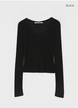 [MADE] Lojan Summer U-Neck Long Sleeve T-shirt