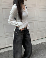 Form denim pants