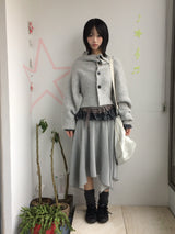 flared ribbon skirt
