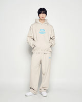 25FW ブルーオバールロゴロングパンツ エッセンシャルベージュ