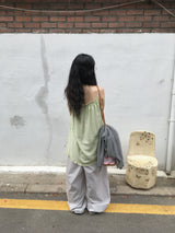 Cotton Balloon Pants