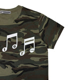MUSIC NOTE TEE (CAMO KHAKI)