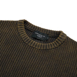 24FW スプレーウォッシングオーバーサイズニット ブラック