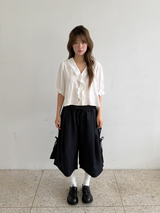 lace frill blous