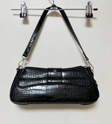 [HOT ITEM♥] 3WAY Y2K SHOULDER CROSS CLUTCH LEATHER MINI KITSCH BAG – BLACK