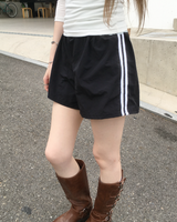Nylon track shorts