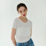 レースTシャツ　ホワイト