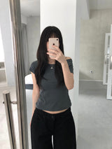 マイルドラグランショートスリーブTシャツ (4 colors)