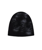 lace beanie (black)