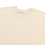 [UNISEX] WORLD PEACE オーバーサイズローエッジスリーブレスTシャツ（ベージュ）