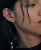 [925 silver] Deux.silver.206 / anse dew earring
