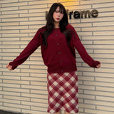 Usual Button Knit Cardigan - 4COLOR