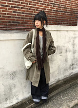 Vino Pleated Long Muffler