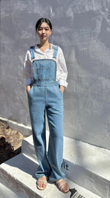 EMBROIDERY OVERALL DENIM PANTS code 25011