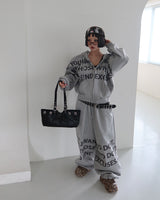 [UNISEX] One-two レタリングジョガー＆ワイドパンツ