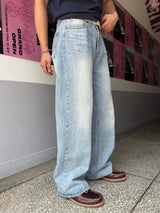 Damage iced denim pants