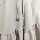 Shirring harem pants 
