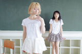 frill balloon skirt(white)