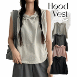 Token nylon string hood vest