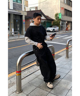 Hood layered long sleeve