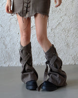 Belt Cross Vintage Bootcut Leg Warmer