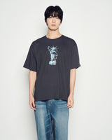 25FW 3D ACベアスタチューオフリバティショートスリーブTシャツ チャコール