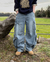 Denver Multi Cargo Denim Pants