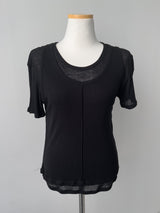 [Sleeveless SET] Tencel Layered Short Sleeve T-shirt