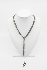 Antique oval chain necklace